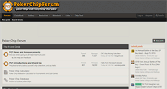 Desktop Screenshot of pokerchipforum.com